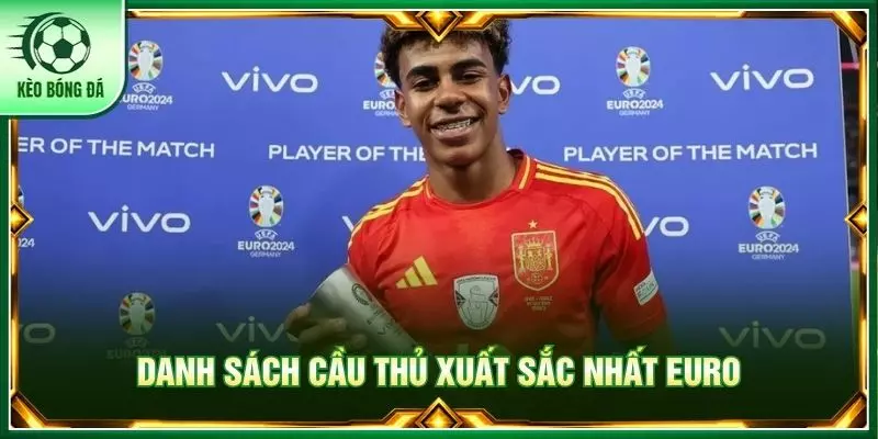 Danh sách cầu thủ xuất sắc nhất Euro