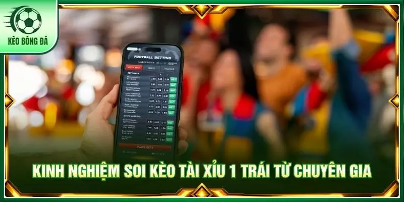Kinh nghiệm soi kèo tài xỉu 1 trái từ chuyên gia
