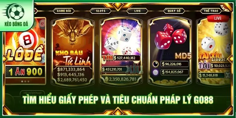 Tìm hiểu giấy phép và tiêu chuẩn pháp lý Go88