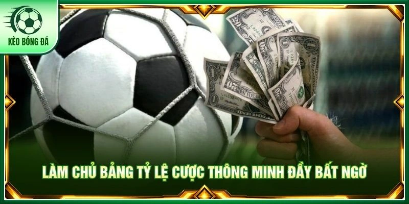 Làm chủ bảng tỷ lệ cược thông minh đầy bất ngờ