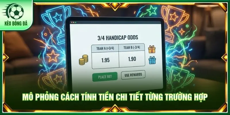 Mô phỏng cách tính tiền chi tiết từng trường hợp
