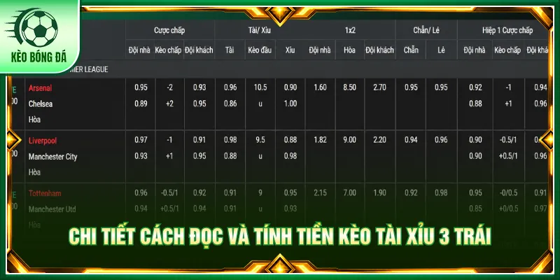 Nắm rõ cách tính tiền qua từng trường hợp soi kèo cược
