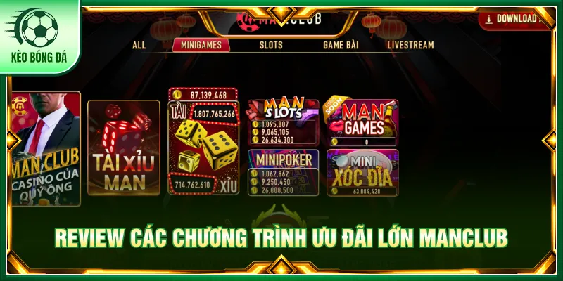 Người tham gia tận hưởng nhiều ưu đãi khủng MANCLUB